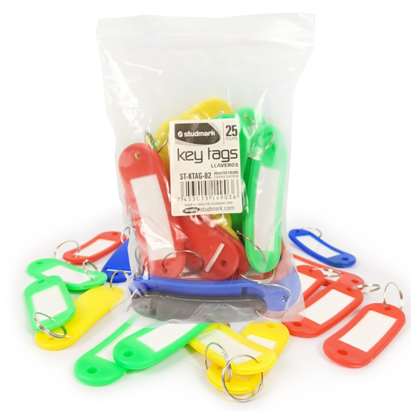 Identificador de Llaves Plásticos, 25 pcs