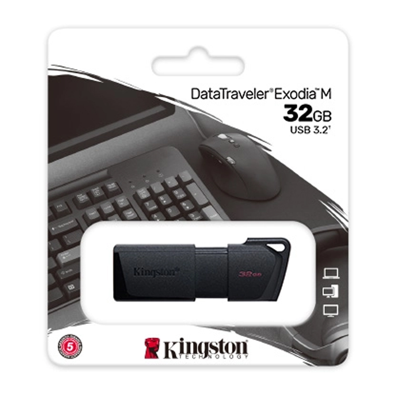 Memoria USB 3.2, 32GB - Kingston DataTraveler Exodia
