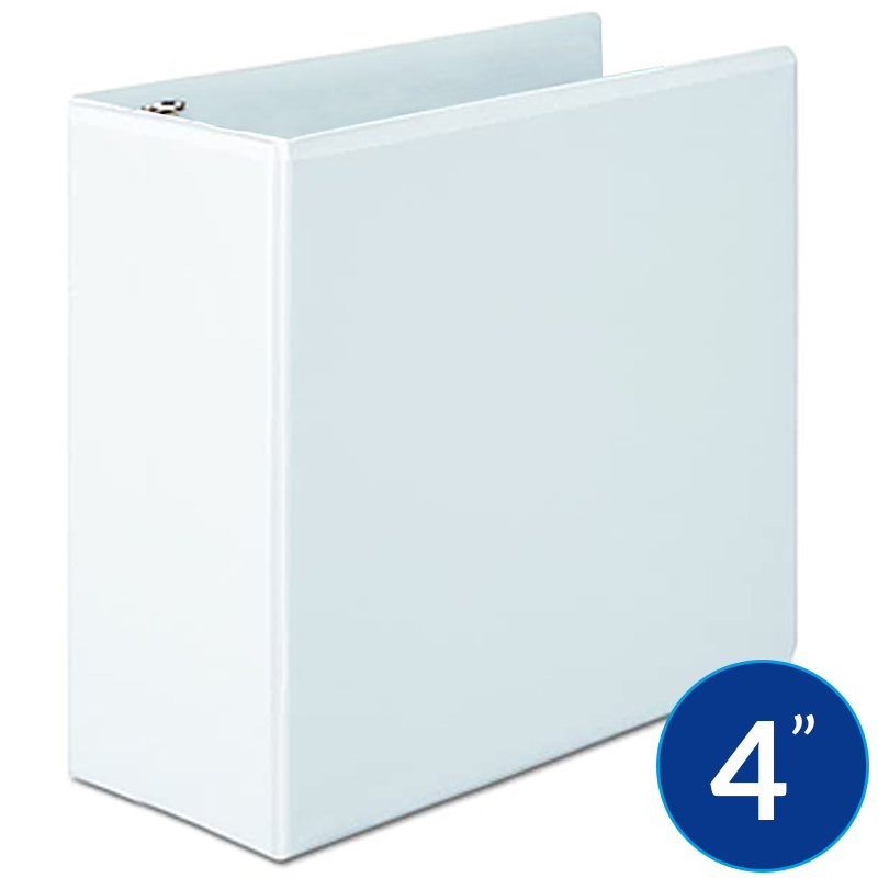 Carpeta de 4" Pulgadas con Cover, Blanco