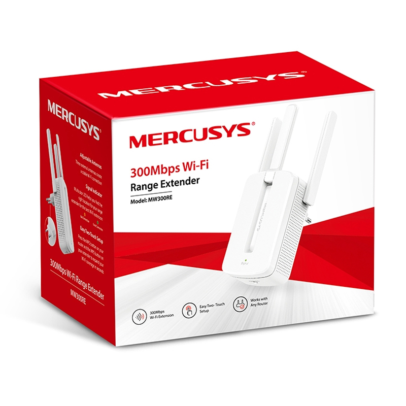 Repetidor Wifi, 300 Mbps -  Mercusys MW300RE