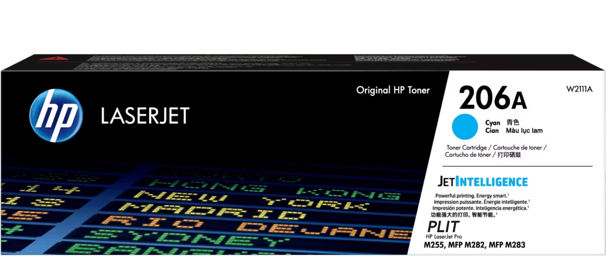 Original: Toner HP 206A (W2111A), Cyan