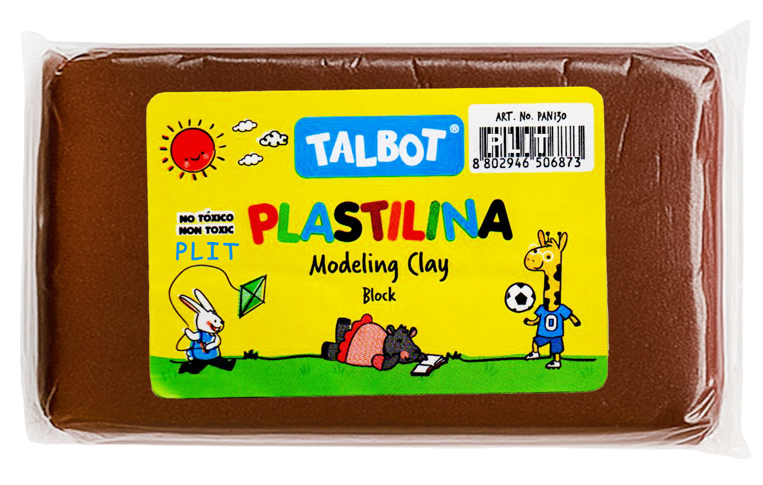 Masilla Plastilina Talbot Marrón 150 gr