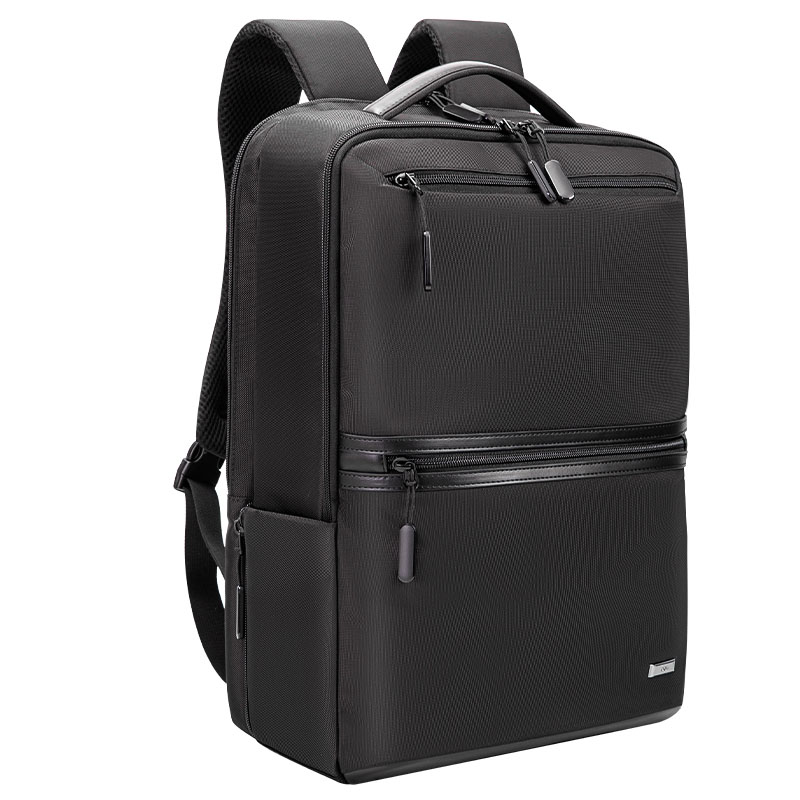 Mochila y Maletín Ejecutiva para Laptops 16" y Viajes de Negocios, Negro
