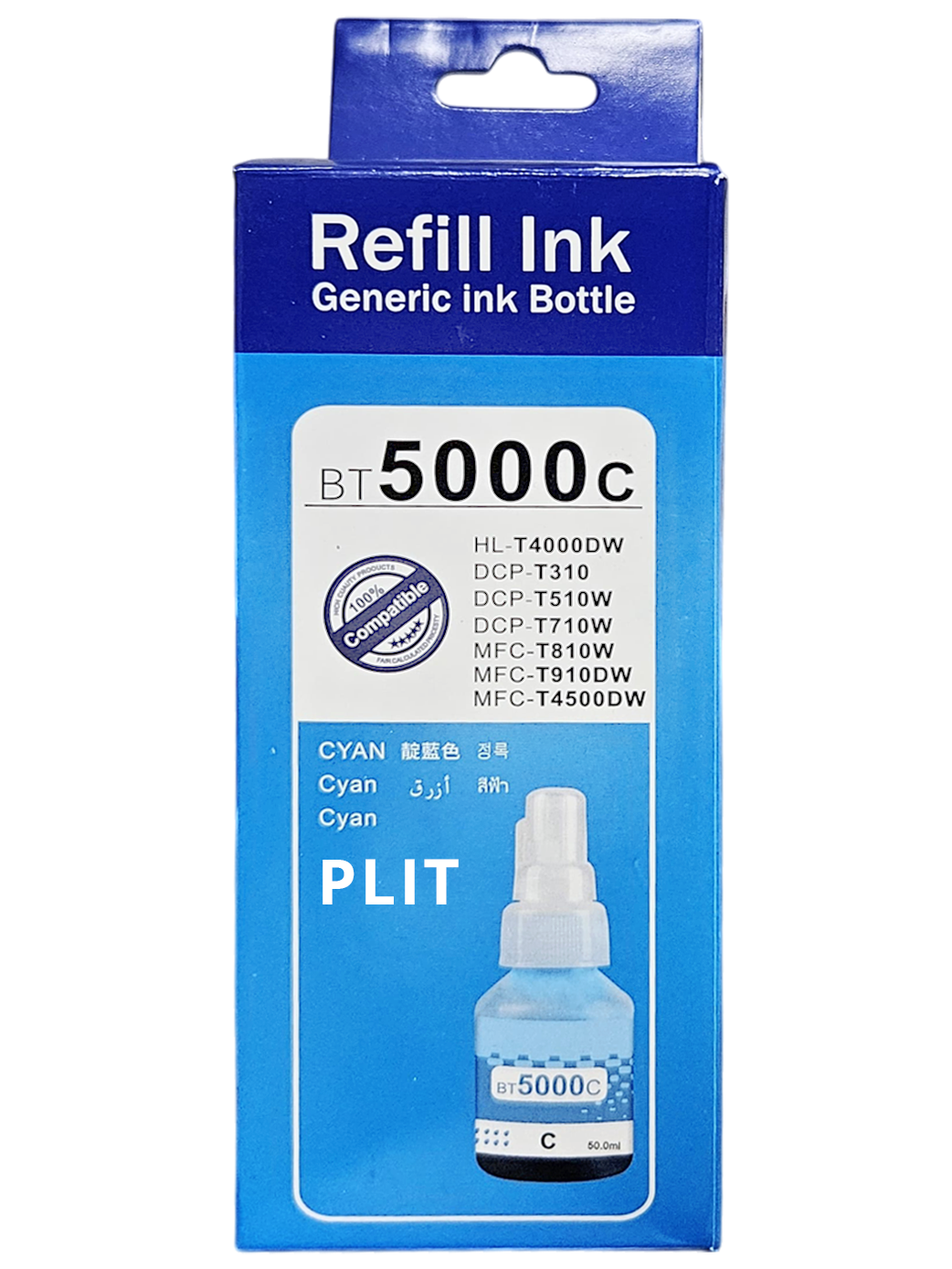 Tinta Refill Ink BT5000C Cyan (Azul), 50 ml