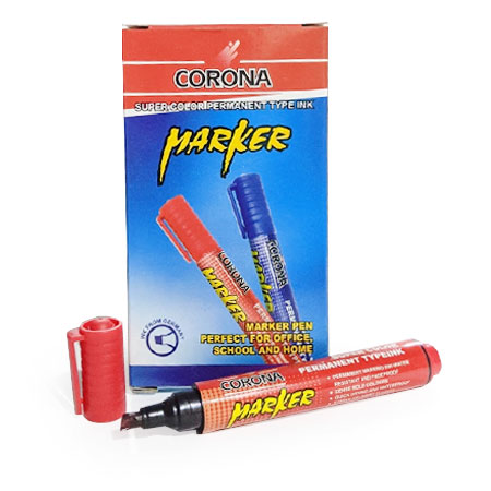Marcador Permanente Corona Rojo