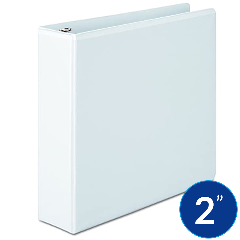 Carpeta de 2" Pulgadas con Cover, Blanco