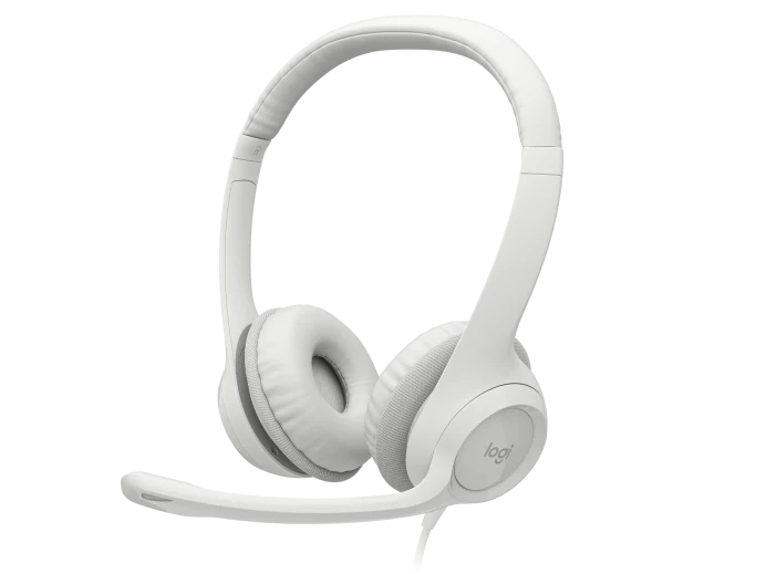 Logitech - Audifono Con Microfono H390 Blanco
