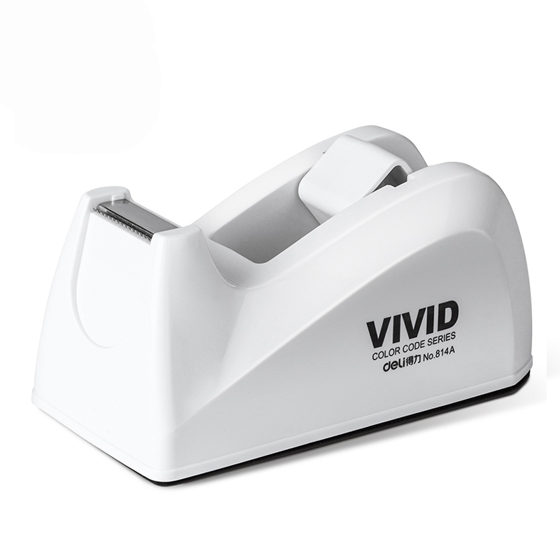 Dispensador de Cinta 3/4" Pequeño, Blanco- Deli VIVID 814A