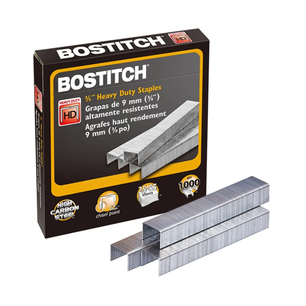 Grapas Bostitch Heavy Duty 9mm (3/8") 1,000 grapas - #SB353/8-1M