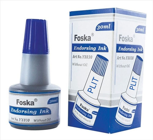 Tinta para Sellos Gomígrafos Azul 30 ml - Foska YX030