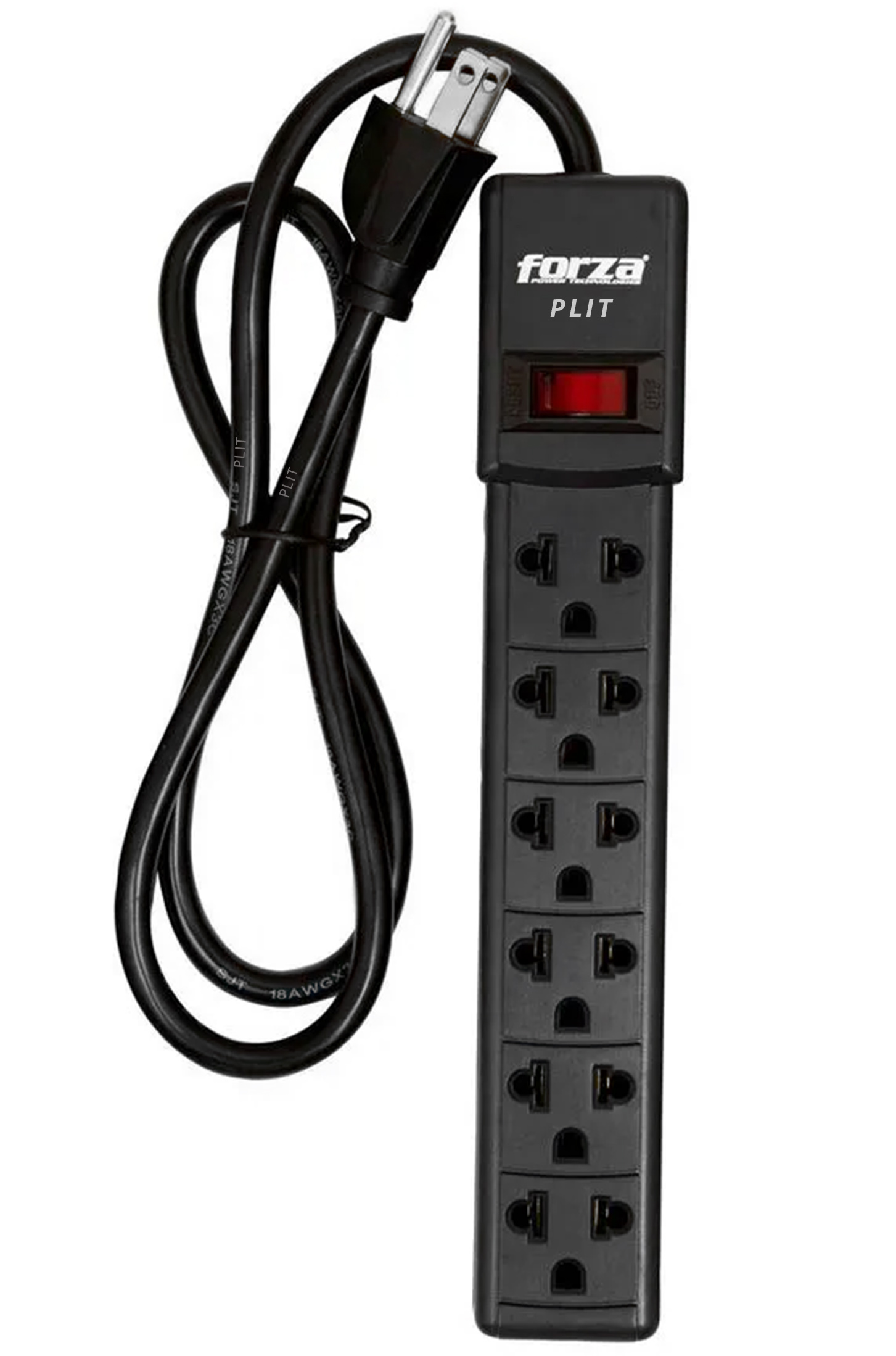 Protector de Voltage, 6 Salidas - Forza PS-001B