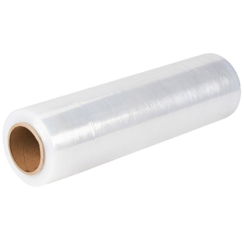 Rollo Stretch Film Plástico para Paletizar Empaque 18", Transparente