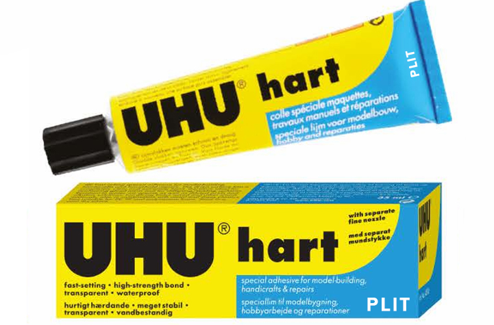 Pegamento UHU Hart Especial para Modelismo y Artesanías, 35 ml