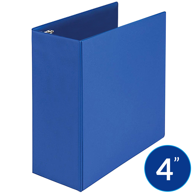 Carpeta de 4" Pulgadas con Cover, Azul