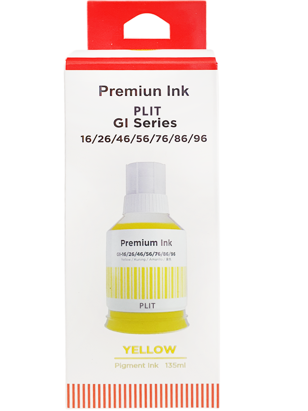 Tinta Cony GI-16 Amarillo de 135 ml Compatible con Canon