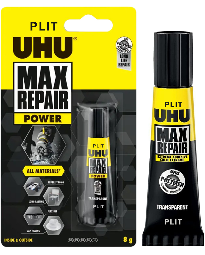 Pegamento Multiuso UHU Max Repair Extra Fuerte (Coqui) 8 gr