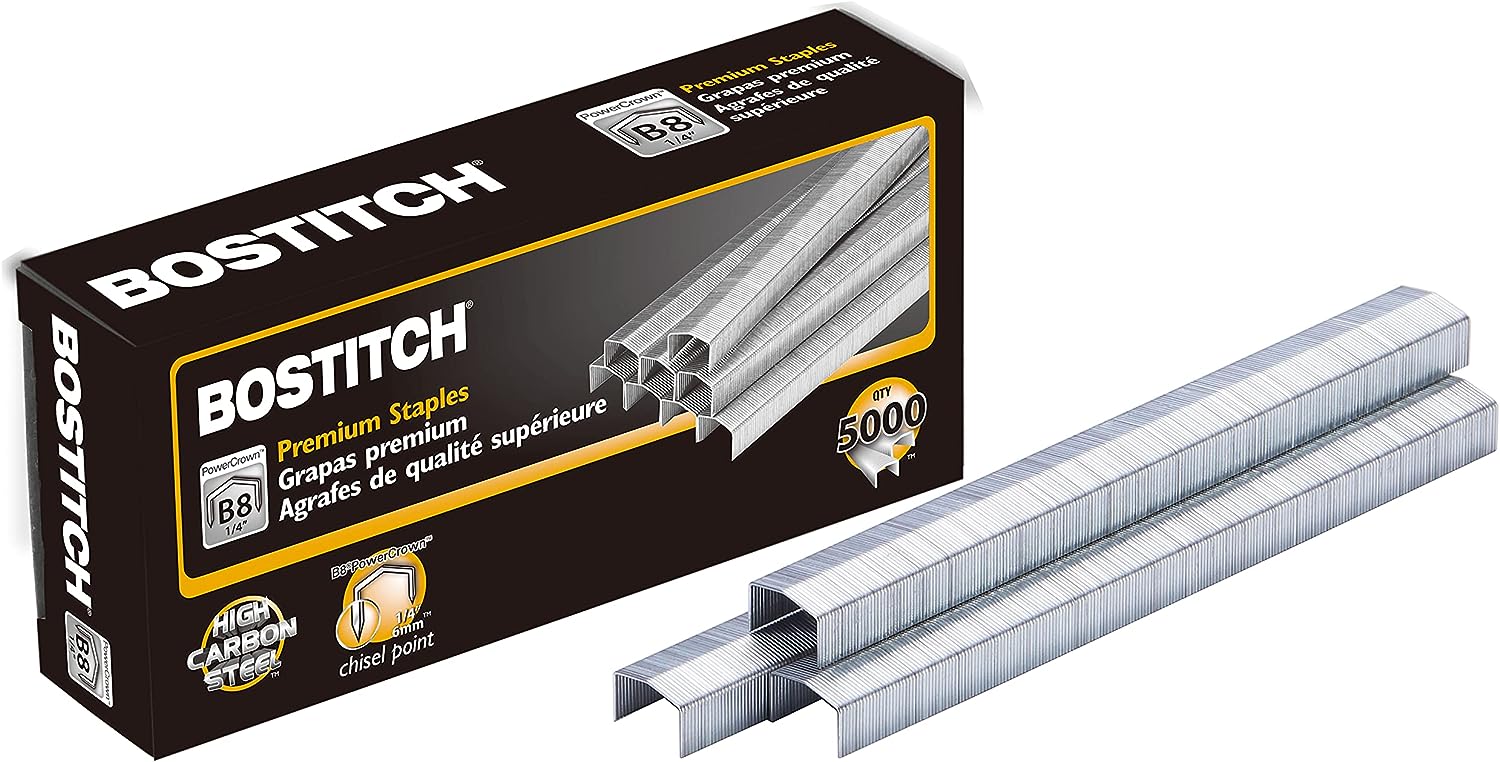 Grapas Bostitch B8 - 1/4" (6mm) PowerCrown 5,000 pcs - STCRP21151/4