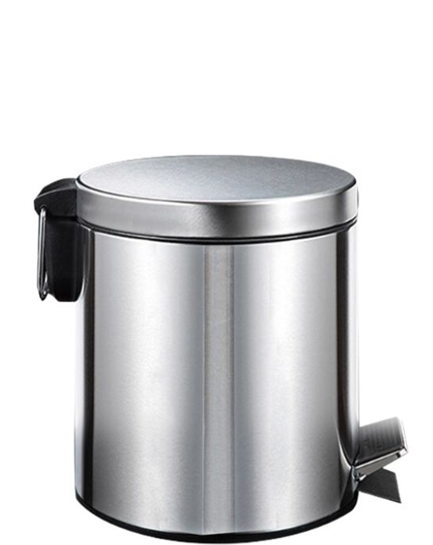 Cesto de Metal Redondo Foska con Pedal, 5 Litros