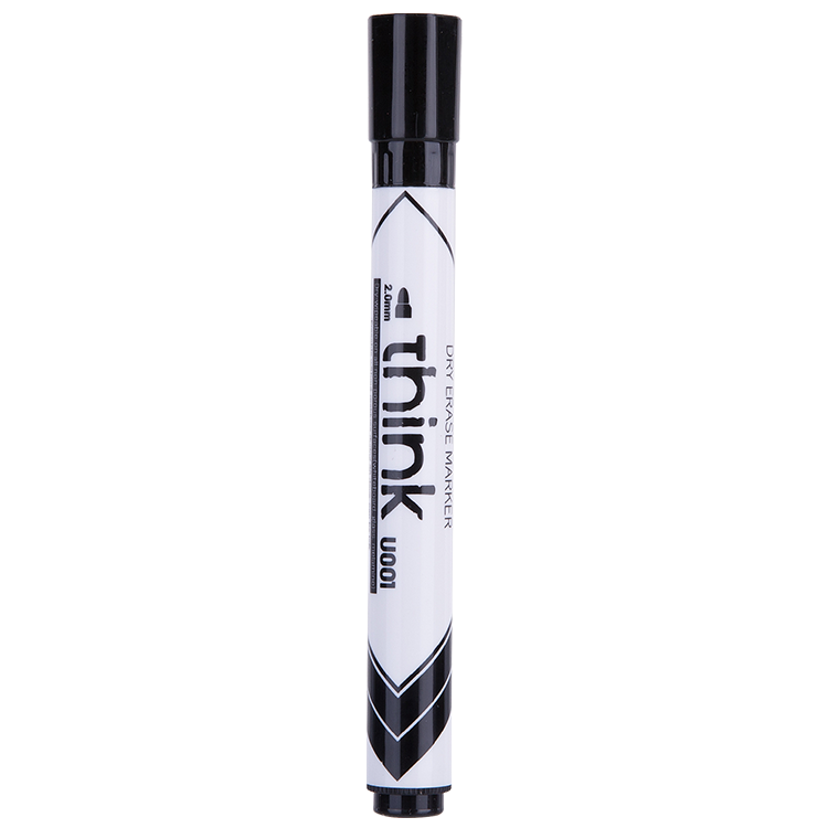 Marcador de Pizarra 2.0 mm, Negro - Deli Think