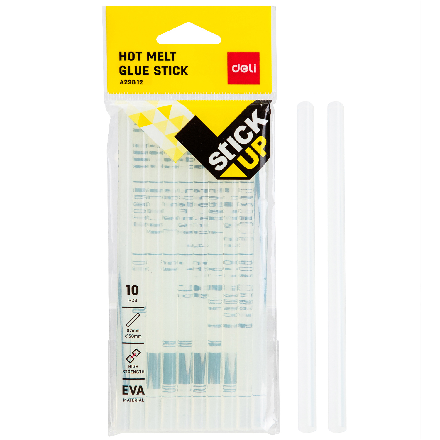 Barra de Silicón Fina, 10 pcs - Deli Stick Up A29812