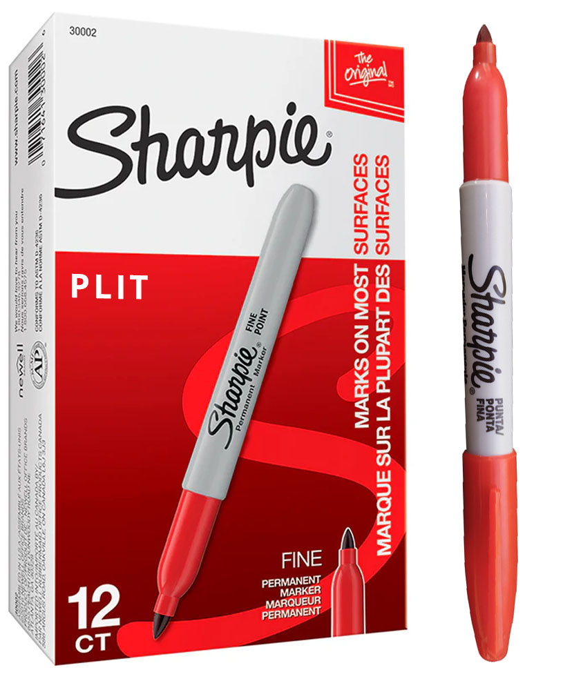 Marcador Permanente Sharpie Fine Point, Rojo
