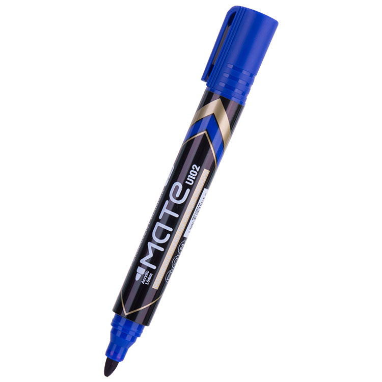 Marcador Permanente 1.5mm, Azul - Deli Mate