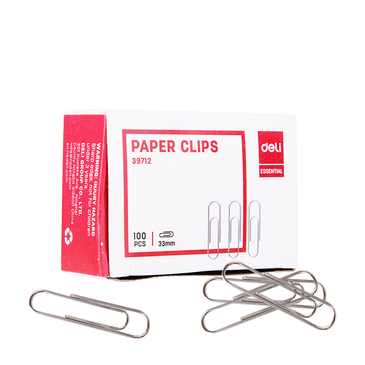 Clip Metálico Pequeño #1, 100 pcs - Deli Essential