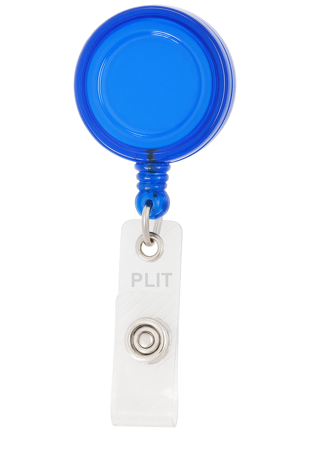 Cordon tipo YOYO Extendible para Porta Carnet, Azul Translúcido - CONY NB209-MO