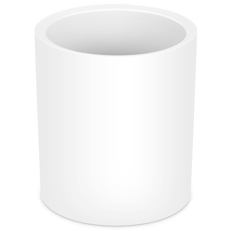 Porta Lápiz Circular de Estilo Minimalista, Blanco - Deli Nusign NS023