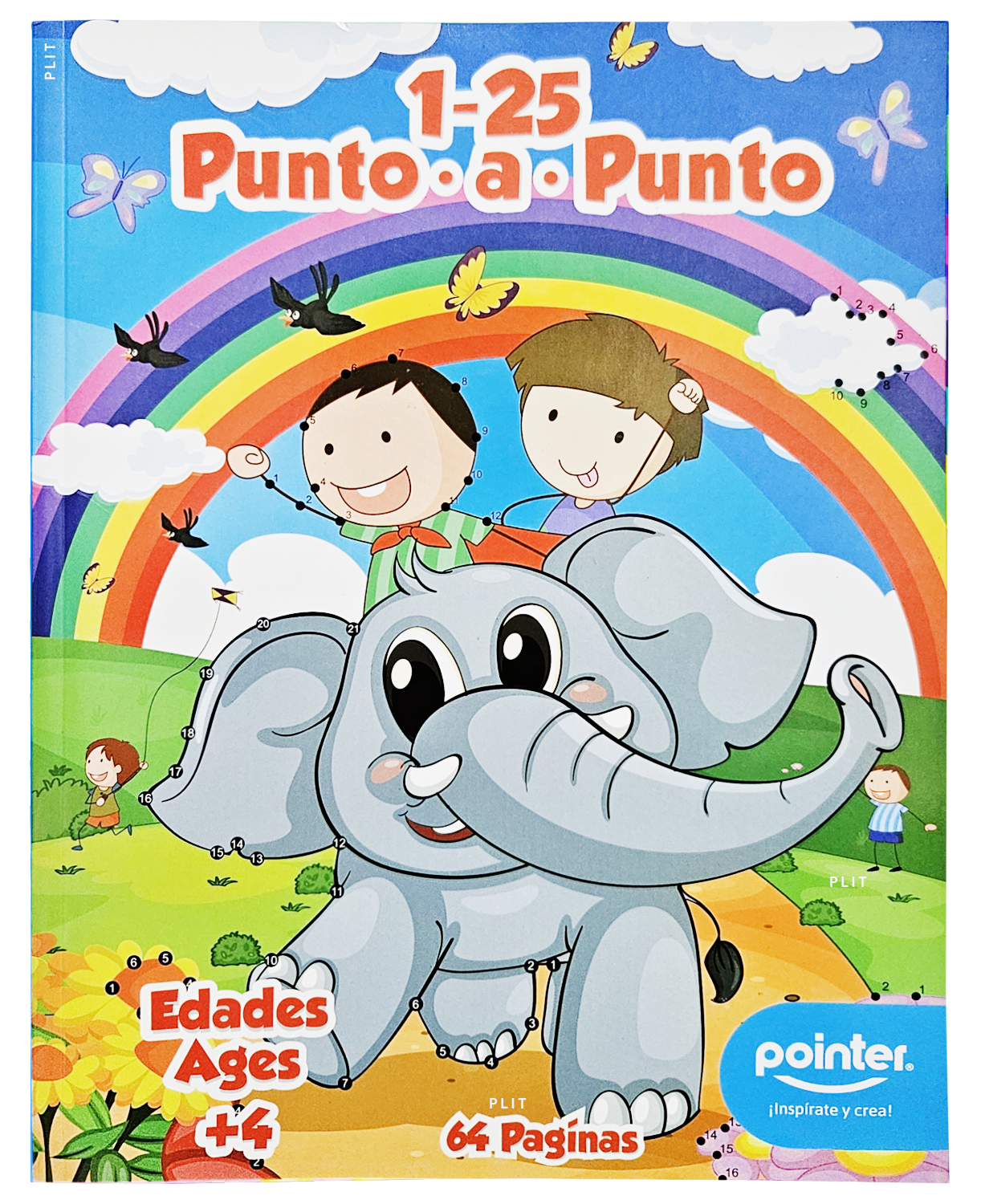 Libro para Colorear Punto a Punto, 64 Páginas - Pointer DB-P64
