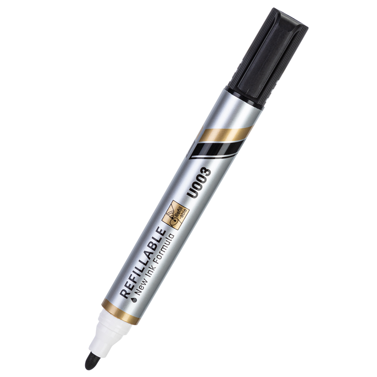Marcador para Pizarra 2.0 mm, Negro - Deli Mate U003