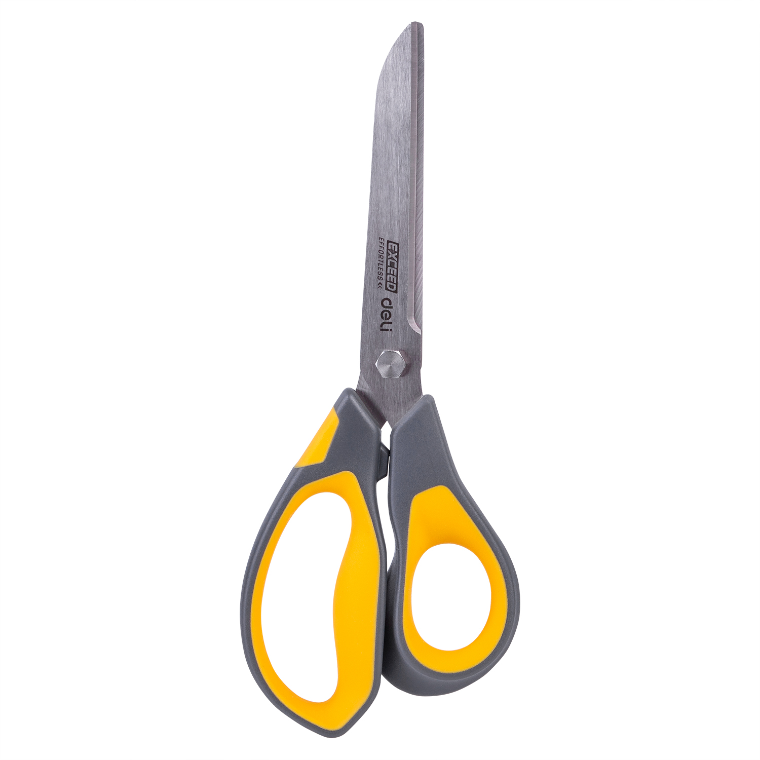 Tijera 8" de Poco Esfuerzo, Amarilla -  Deli Exceed Stainless Steel 