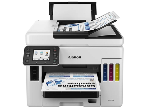Impresora Multifuncional 4-en-1 Canon MAXIFY GX7110 MegaTank, Inalámbrica Wi-Fi