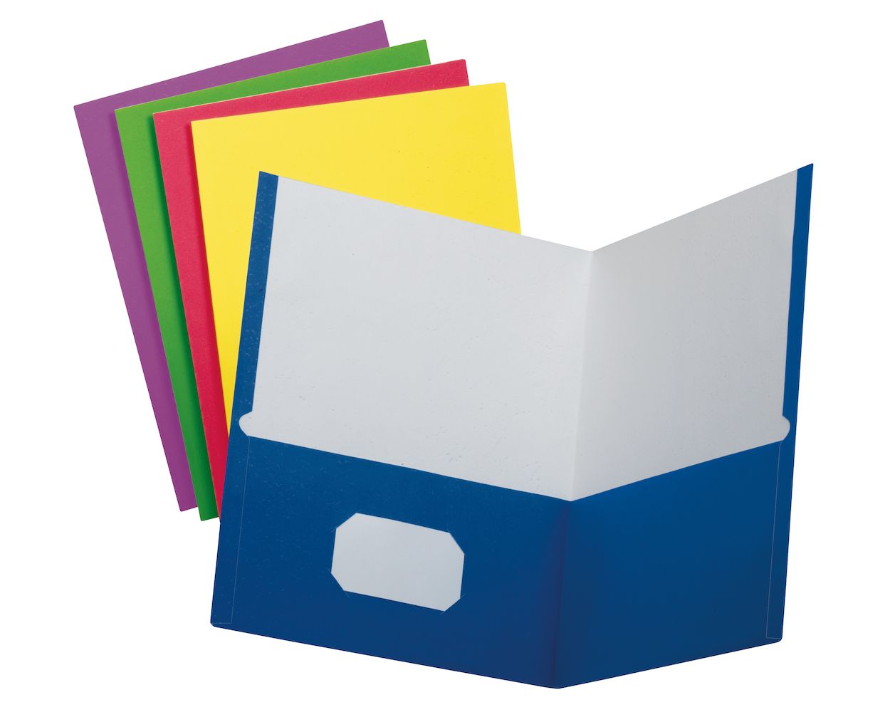 Caja de Folders con Bolsillos Colores Surtidos Oxford 50750, 25 pcs