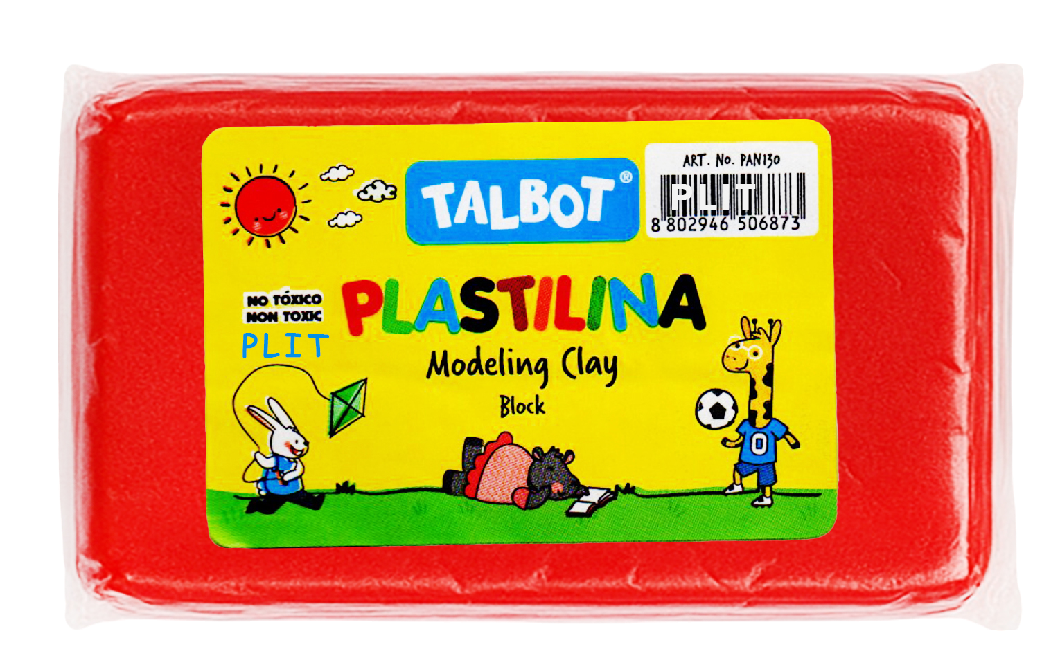 Masilla Plastilina Talbot Rojo 150 gr