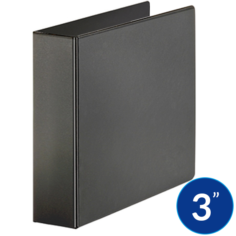 Carpeta de 3" Pulgadas con Cover, Negro