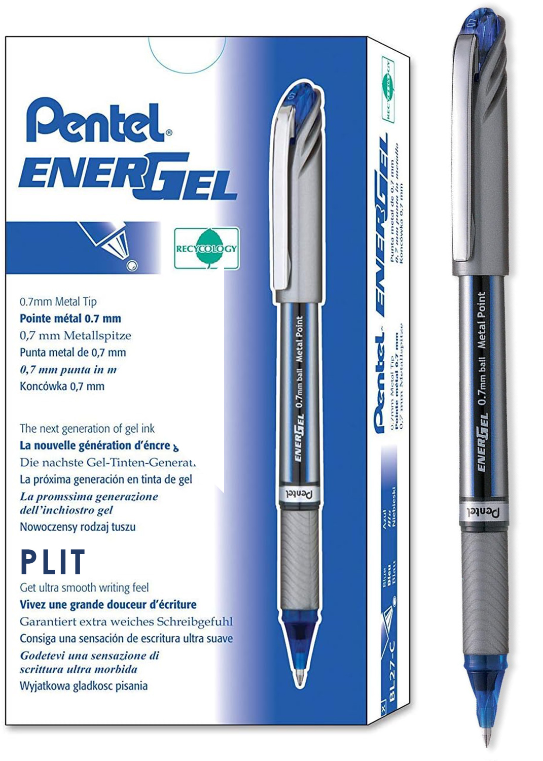 Felpa Pentel Energel Azul 0.7mm  BL27-C