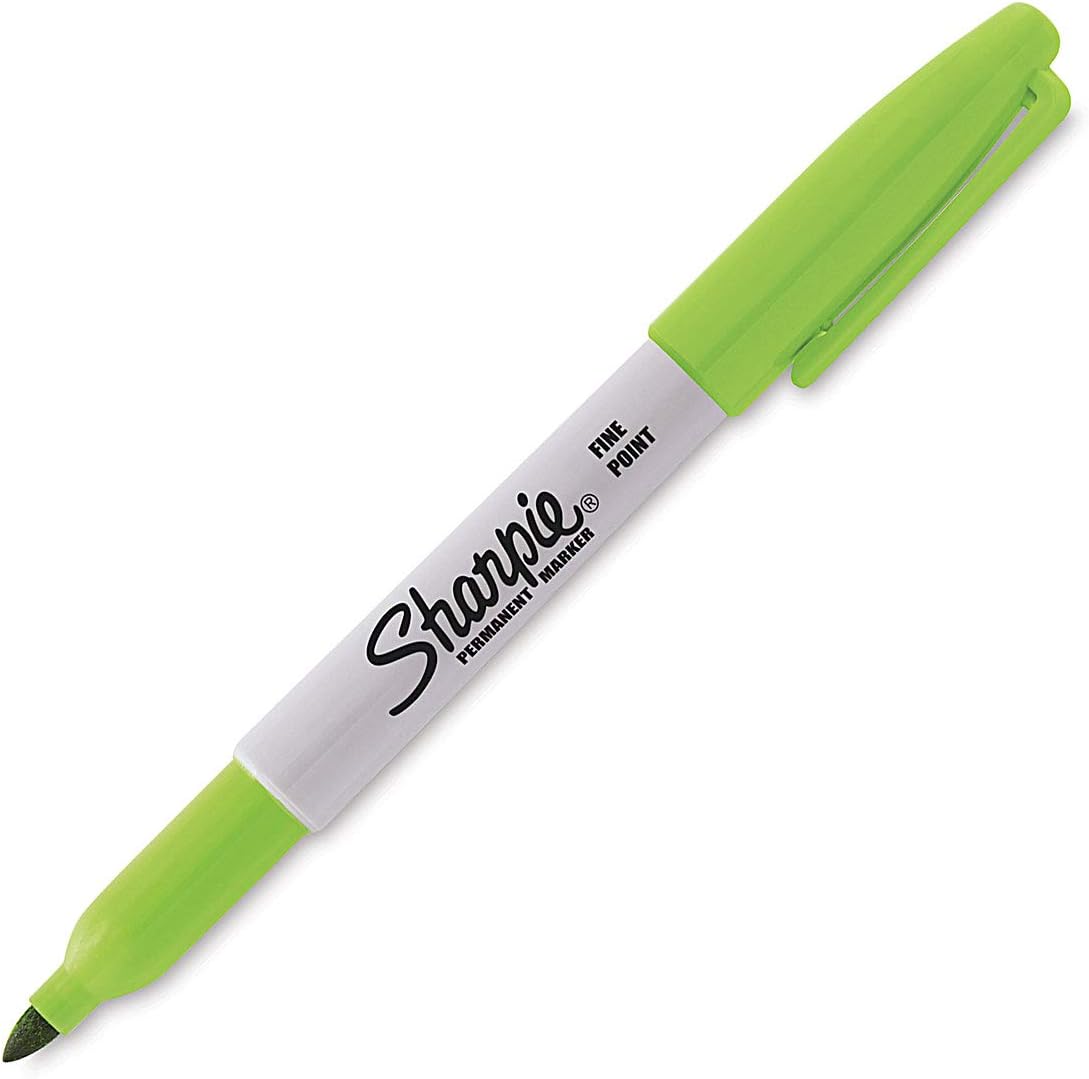 Marcador Permanente Sharpie, Verde Lima (Verde Manzana) #1789436