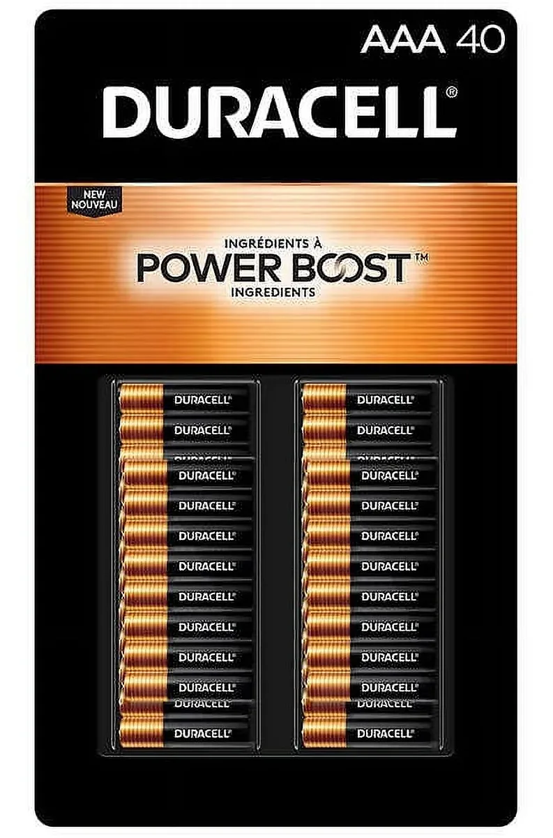 Pilas Alcalinas AAA 1.5v, 40 pcs - Duracell Power Boost MN24TB32