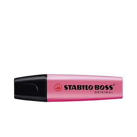 Resaltador Stabilo Rosado Plano