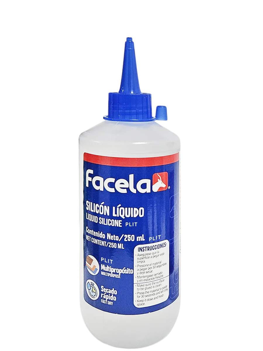 Pegamento de Silicona Líquida Facela, 100 ml