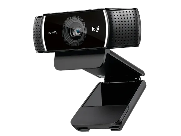 Logitech C922 Pro Stream Webcam 1080P para Streaming y Grabación en HD, Autoenfoque y Micrófonos Integrados