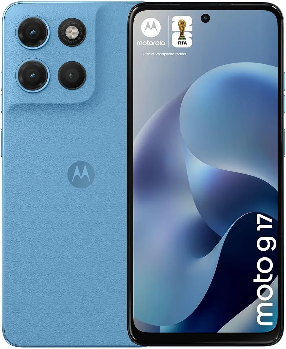 Celular Motorola Moto G17 4GB + 128GB – Pantalla 6.7" FHD+, 50MP, Azul Celeste
