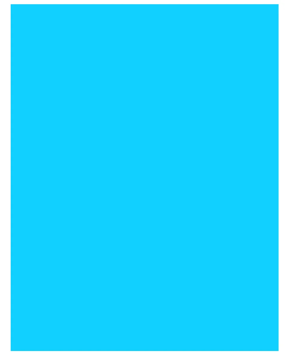 Lámina de Cartulina Azul Neon 20" x 26"