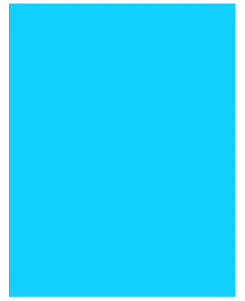 Lámina de Cartulina Azul Neon 20" x 26"