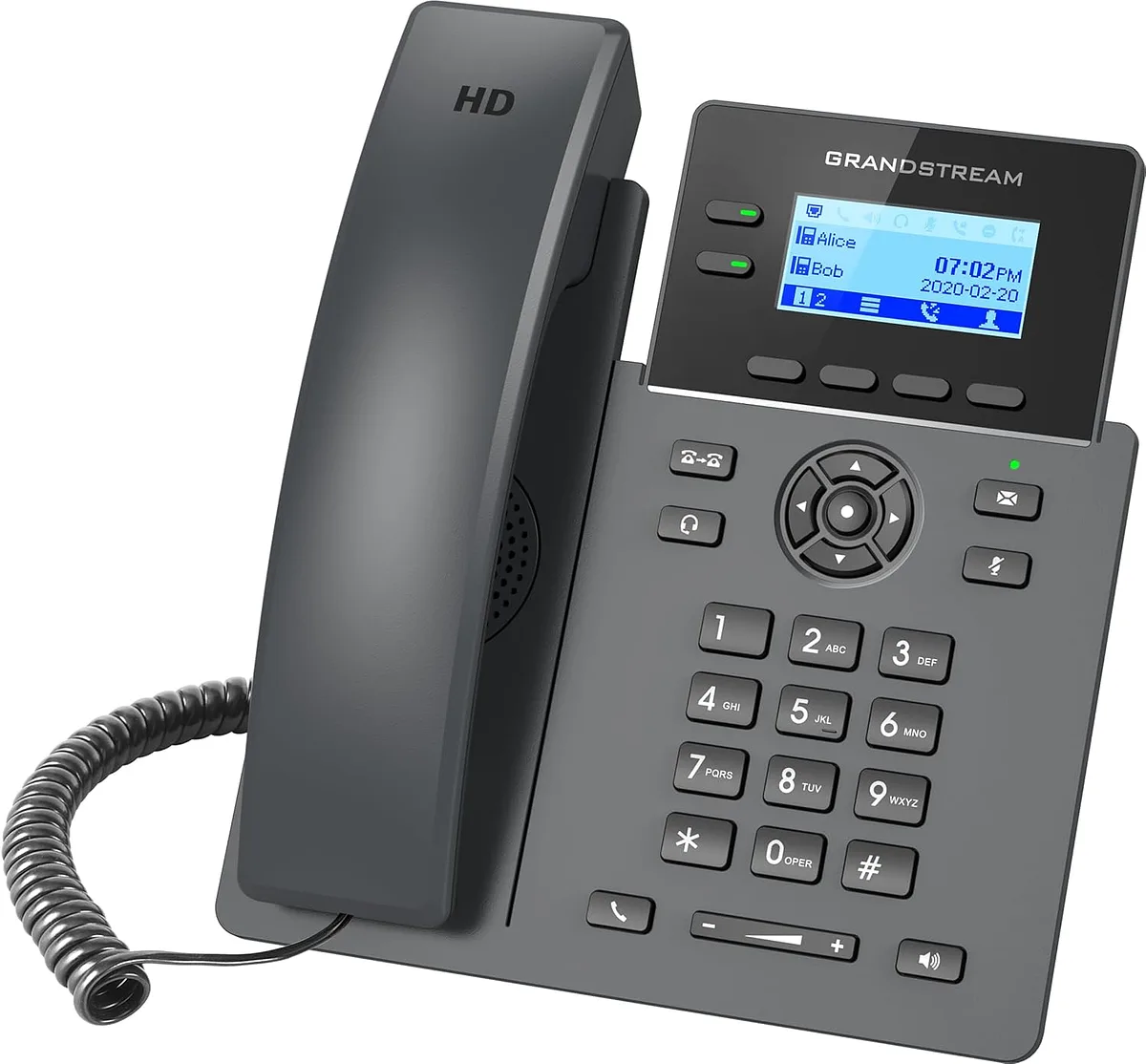 Teléfono IP Grandstream GRP2602P con 2 Líneas y 4 Teclas SIP Programables